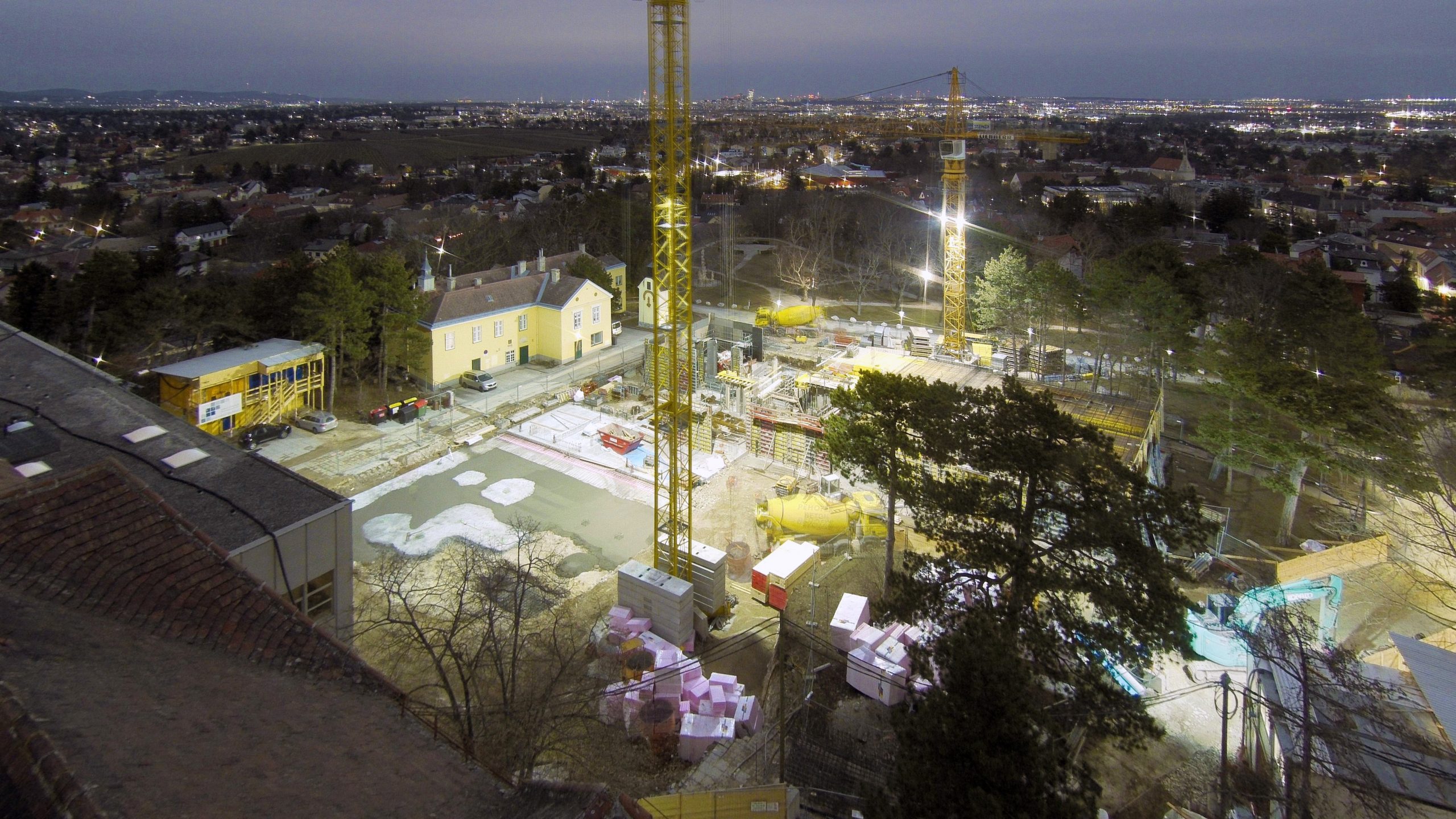 Bauplatz Februar 2023