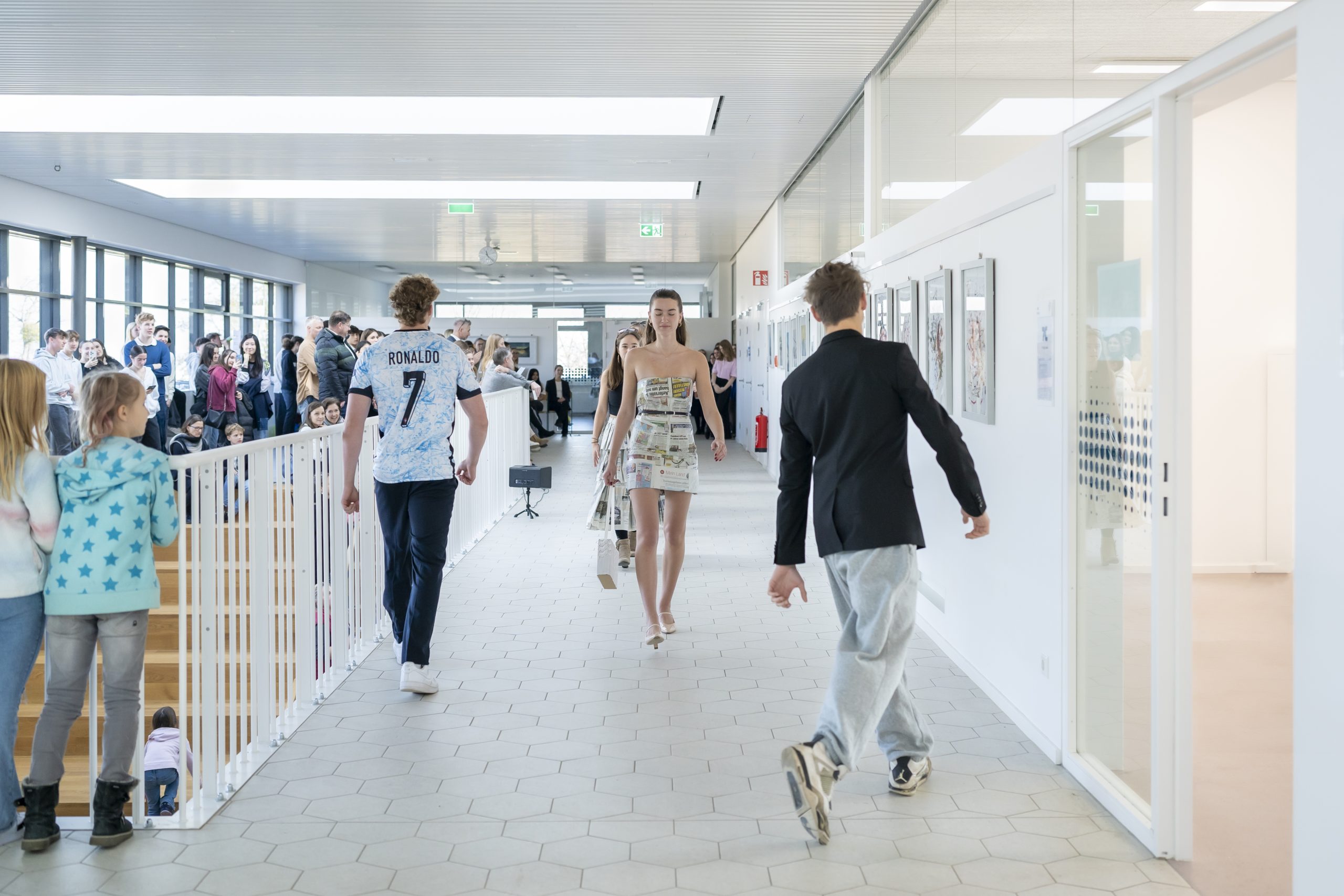 Modeschau am Tag der offenen Tür 2025.